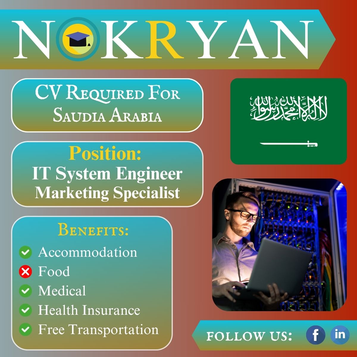 IT System Engineer And Marketing Specialist Jobs
