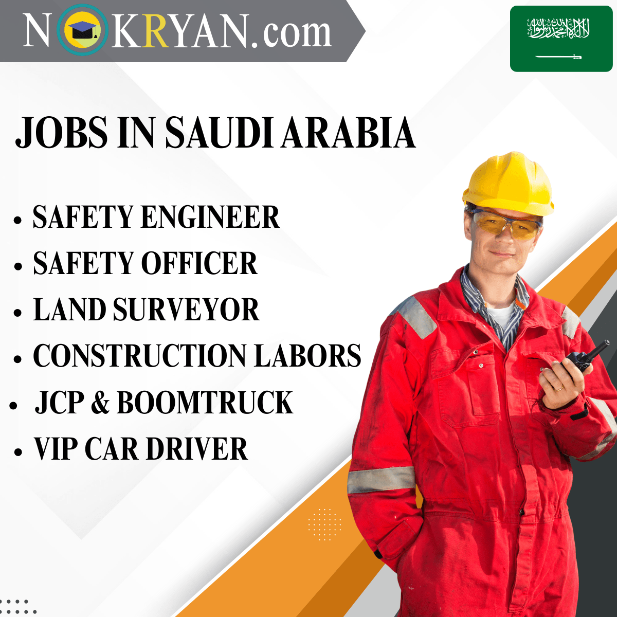 Construction & Engineering Vacancies in Saudi Arabia